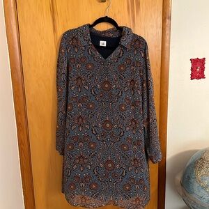 NWOT Cabi brand " The Tuscany Picnic" Tunic Dress size XL.